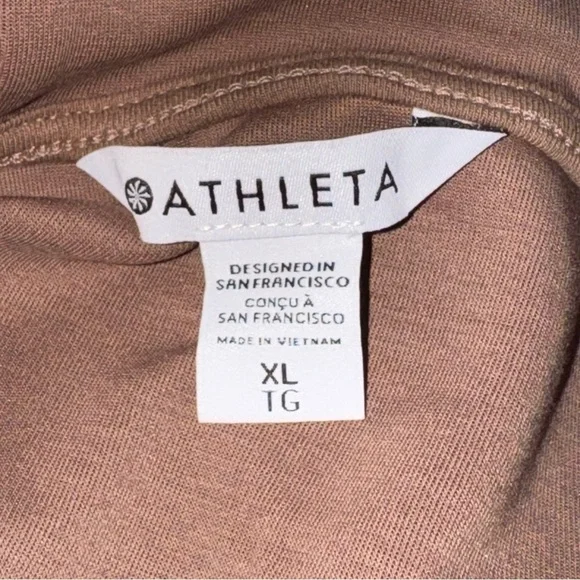 Athleta Gallery Hoodie Pullover Tunic Top Shirttail Women’s Size Extra Large - Picture 9 of 11